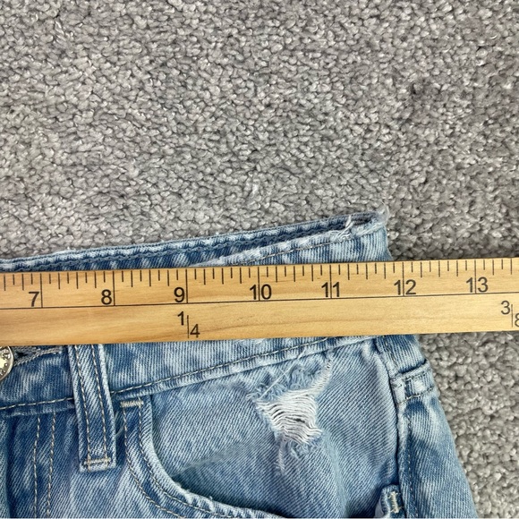 Hollister Jeans Women’s 24 Blue Baggy Wide Leg Ultra High Rise Light Wash Cotton - Picture 8 of 12